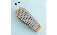13-Note Metallophone with Mallets Aluminum Metallophone Wooden Xylophone with Mallets for Young Children, Classrooms