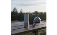 Manual Coffee Grinder Adjustable Mill Size Hand Crank Coffee Grinder Kitchen Appliance All-Metal Frame Easy to Clean for Camping