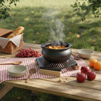 Anti-Scald Countertop Mat Heavy Duty Carbon Steel Heat Pad Waterproof Hexagonal Pot Stand Dining Table