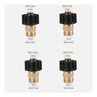 Pressure Washer Swivel Connector Brass Pressure Washer Swivel Fitting with O-Seal Seal 360-Degree Anti-Kink