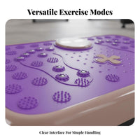 Shaking Base Exercise Machine Adjustable Speed Levels Whole Body Vibration Machine Anti-Slip Surface Vibrating Exercise Plate for Men, Small Areas
