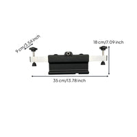 Kayak Propulsion Mount Central Opening Kayak Propulsion Bracket Clamping Bracket Dark Water Sports Gear Silver Metal
