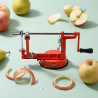 Crank Handle Countertop Apple Peeling Tool Suction Base Manual Apple Peeling Tool Metal Kitchen Tool Glossy Finish