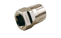 Bike Flywheel Socket Tool Compact Flywheel Socket with Knurled Grip One-Piece Wrench for Cyclists, Mechanics