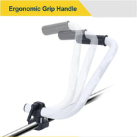 Lawn Trimmer Handle Extension Ergonomic Trimmer Handle with Bracket Clamp Hardware Back Saver Soft-Grip for Landscapers
