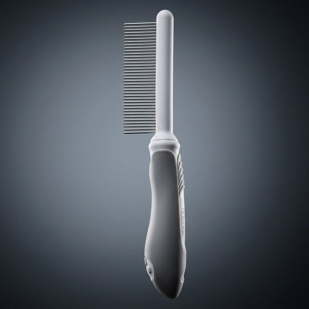Cat Brush and Dog Brush for Dog Grooming, Stainless Steel Metal Cat Comb and Dog Comb for Long Haired Cats, Double-Sided Massage Brush Kit