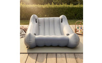 Inflatable Kids Sofa Ribbed Seat PVC Lounge Sofa Segmented Construction Seating