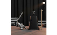 Cowbell and Mount Set Easy to Install Cowbell Mounting Bracket Sturdy Drum Set Extension Clamp