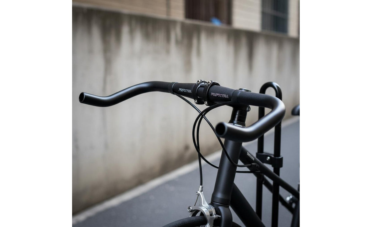 Aluminum Alloy Bullhorn Handlebar Long-Lasting Fixed Gear Handlebar Lightweight for Cyclists, City Riding