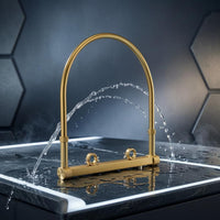 Circular Holder Holders Head Spa Tube Assembly Bottom Outlet U-Shaped Upper Tube Side-End Fittings Plumbing Fitting
