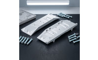 Crawler Side Steps Matte RC Step Boards Metal Running Board Foot Plate for Scale Garage Builds