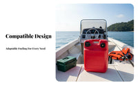Outboard Engine Propellant Reservoir Thickened Design Boating Apparatus Portable Leak-Resistant for Fishermen, Fishing