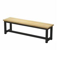 Multi-Functional Low Backless Bench Versatile Use Rectangular Frame Bench Space-Saving Design Changing Stool Stable Structure for Business Owners, Apartment Dwellers, Shopping Mall, Retail Shop, Rest Area, Entryway
