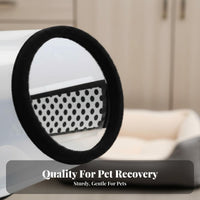 Elizabethan Adjustable Pet Cone Comfortable Anti-Nipping Scratch Cone for Dogs, Cat Owners, Wound Ing, Skin Treatment, Grooming