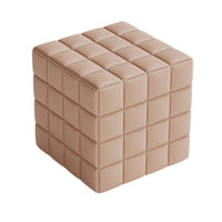 Nordic Aesthetic Upholstered Cube Seat Minimalist Design configurable Sofa Block Shape Seating Furniture versatile Combination for Business Owners, Apartment Dwellers, Interior Designers, Reception Area, Waiting Room, Lounge