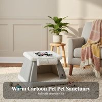 Heated Feline Cave Enclosed Design Heated Pet Shelter Constant Temperature Rapid Heating for Small Dog Owners, Cold Weather