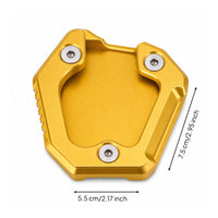 Motorcycle Side Stand Enlarger U-Shaped Opening Side Stand Extension Plate Kickstand Enlarger Plate Socket-Head Screws