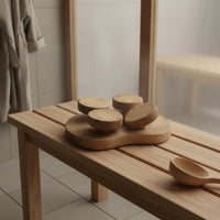 Heat-Resistant Carbonized Oak Neck Rest Ergonomic Dry Steam Room Backrest No Assembly Wooden Sauna Pillow Angle Adjustable