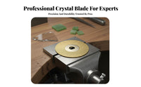Diamond Cutting Wheel High Hardness Small Diamond Saw Disc Resilient Rotary Tool Cutting for Jewelers, Hobbyist S, Jewelry Making, Crafting, Grinding