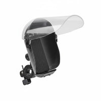 Motorcycle Phone Holder Easy Installation Weather-Resistant Phone Direction Guide Holder 360° Rotation Rain Cover Bike Mount