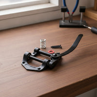 Tremolo Bridge Electric Guitar Bridge with Tremolo Arm Anti Bending Bar for Builds