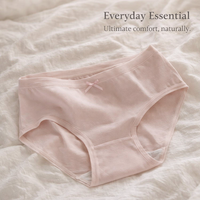 Underwear Women Multipack with 95% Breathable Lining, Comfortable Knickers for in Solid Colors for Everyday Gym and Running