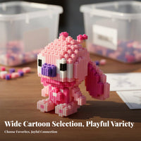 Small Particle Assembly Toy Educational Micro Construction Piece S Develops Skills Mini Brick Model Kit for Children, Kids, Room Decor, Shelf Display