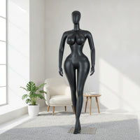 Glossy Full Body Mannequin Stable Glass Fiber Mannequin Sturdy Dress Form Long-Lasting for Boutiques, Fashion Designers, Showroom