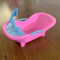 Toy Table and Chair Set with Cart for Dolls, Articulated Figures