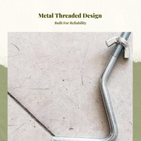 Foldable Snake Grabber Tool, Stainless Steel Hook