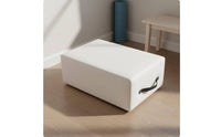 Pilates Reformer Box Easy to Clean Pilates Sitting Box Comfortable Padding Fitness Equipment for Home Workout