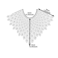 Collar Applique Decorative Neckline Applique Shimmering for Dresses, Designers
