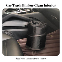 Foldable Car Trash Can Versatile Foldable Car Trash Can Multipurpose Foldable Vehicle Storage Bag for Drivers, Commuters, SUV, Truck, Travel