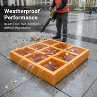Fiberglass Grating Trench Drain Cover Photovoltaic Maintenance Channel Drainage Board Tree Grate Mesh Panel