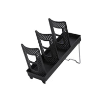 Slanted Paper Cup Holder Rack Multi-Compartment Countertop Cup Organizer Sturdy Easy to Clean for Coffee Shops