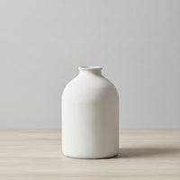 Matte Decorative Vase Artisanal Iron Vase Minimalist Flower Holder Modern for Homeowners, Decorators, Shelf, Entryway