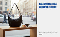 Large Capacity Canvas Shoulder Bag, 2025 Women's Crossbody Dumpling Bag, Lightweight Tote for Commuting, Multi-Color