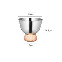 Vintage Ice Bucket Modern Champagne Bucket Sturdy Beverage Tub for Bartenders, Home Bar, Parties