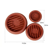 Plant Saucers with Ridged Edge, Heavy Duty Drip Base for Outdoor Plants, Sturdy Plant Pot Saucer and Plant Bases for Horticulture