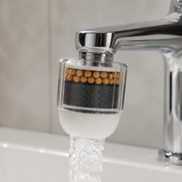 Faucet Water Filter for Kitchen and Bathroom, Portable Countertop Purifier for Home and Dorm