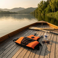 Adjustable Straps Kayak Fishing Vest Buckle Closure Kayak Life Vest Mesh Front Neoprene Life Jacket Sleeveless for Adults, Kayaking