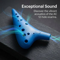 12 Hole Alto Ocarina, Resin Ocarina Instrument, Musical Instrument Gift Adults, Ocarina Hole Alto Student, Ocarina Flute Beginner, Ocarina with Bag