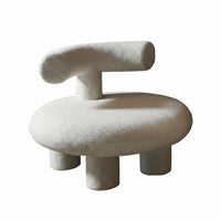 Snug Feel plush Single-Person Sofa velvety texture Lounge Chair Space Saving Indoor Seating Lightweight for Children, Apartment Dwellers, Bedroom, Boutique, perusing alcove, Living Room