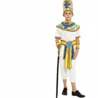 Kids Pharaonic Costume & Comfortable Fit Childrens Pharaoh Costume Breathable & Lightweight Girls Nile Royalty Attire Dress for Stage Performance