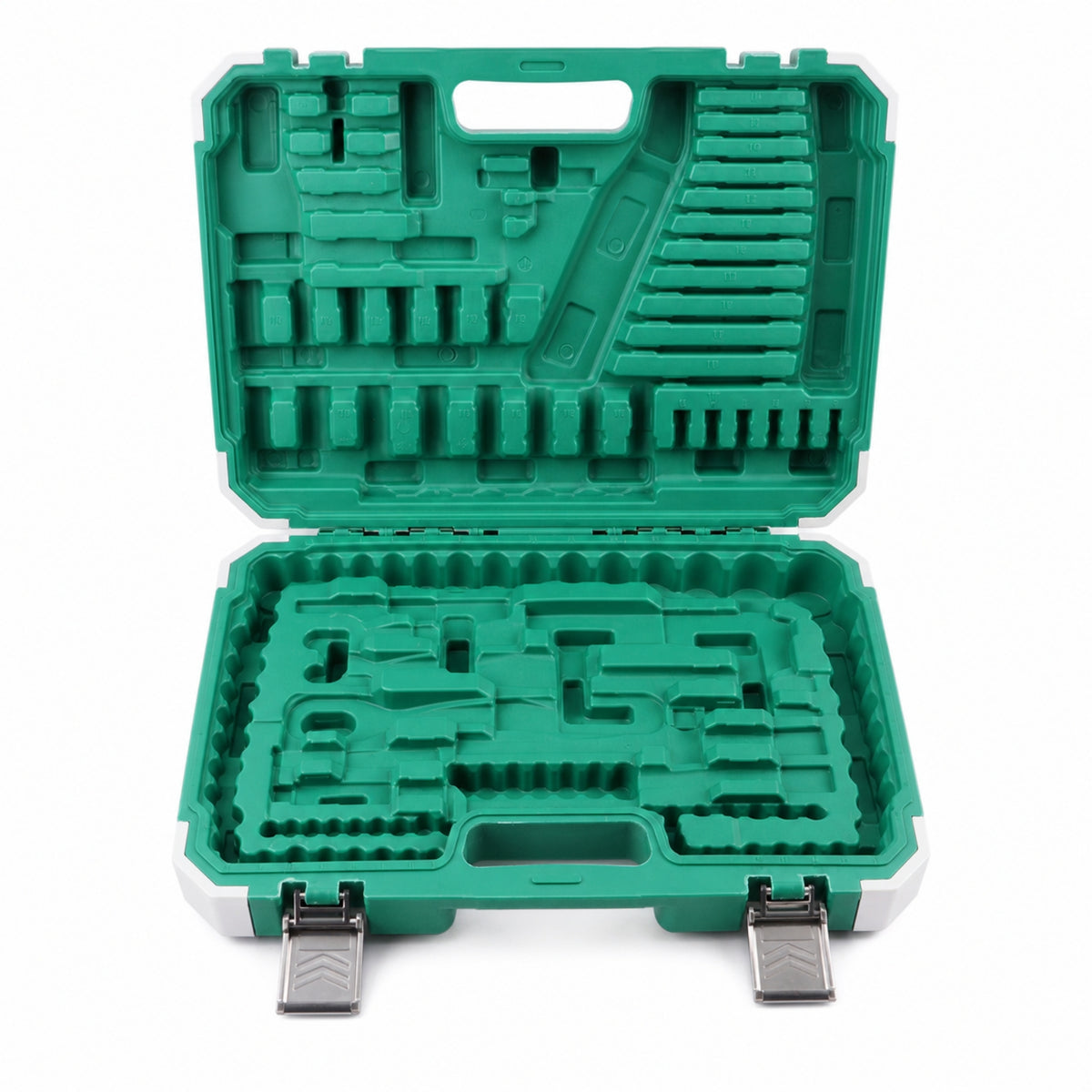 Tool Storage Case Sturdy Clamshell Tool Case Textured for Vehicle, Mechanics