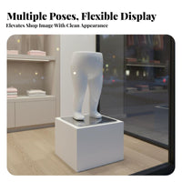 Long-Lasting Child Mannequin Sturdy Metal Base Full Body Child Mannequin Lightweight & Portable Toddler Clothing Display Form Easy Assembly for Visual Merchandisers, Fashion Designers, Shop Displays, Retail Shops, Trade Shows, Photography Studios