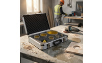7 Pieces Diamond Kit Heavy-Duty Set with Case Tools for Masonry Work