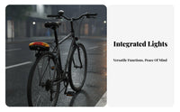 LED Lights Bike Tail Light with Buzzer Cycle Brake Light Buzzer for Commuters, Road Bikers, Night Riding, City Commuting