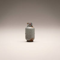 Model Gas Cylinder 1/64 Scale Gas Cylinder Model Distressed Ornament for Tabletop Layout