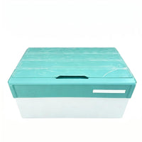 Hard Box Rectangular Flip-Open Lure Box Removable Dividers Gear Organizer